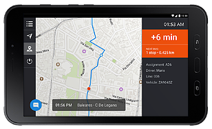 screenshot of Moovit MaaS Solution
